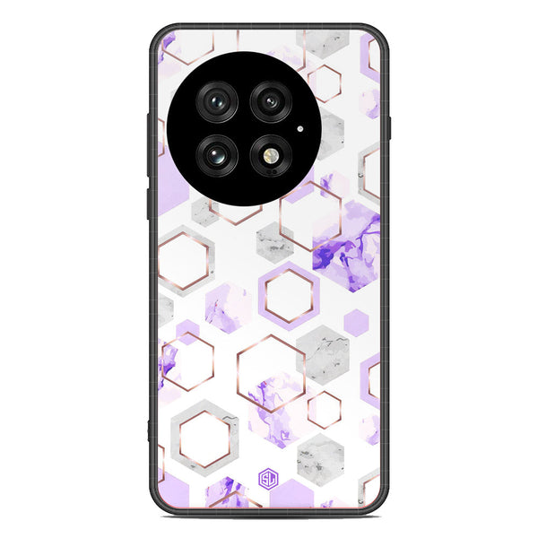Stylish Marble Series Soft Phone Case - Metal Case - Design 5 - OnePlus 13