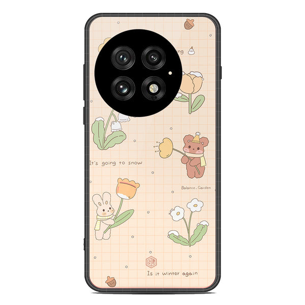 Cute Korean Design Series Soft Phone Case - Premium Glass Case - Design 4 - OnePlus 13