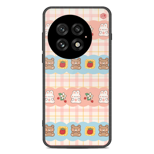 Cute Korean Design Series Soft Phone Case - Premium Glass Case - Design 5 - OnePlus 13