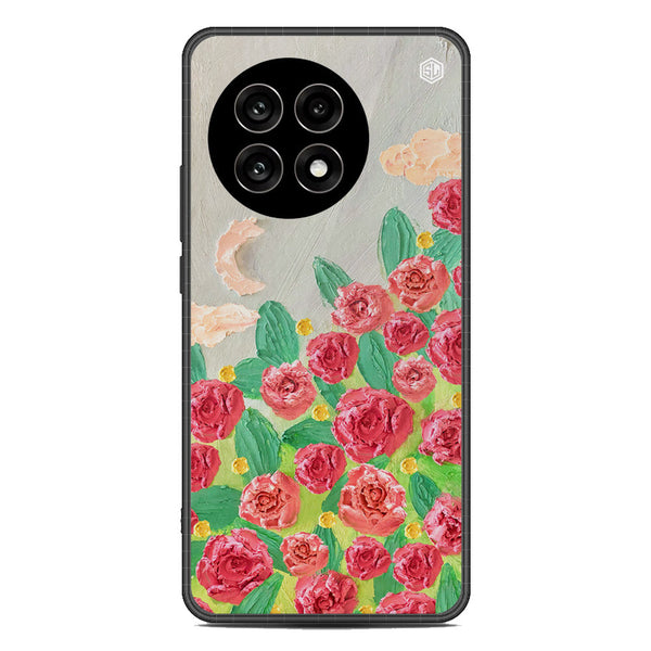 Floral Series Soft Phone Case - Metal Case - Design 10 - OnePlus 13R