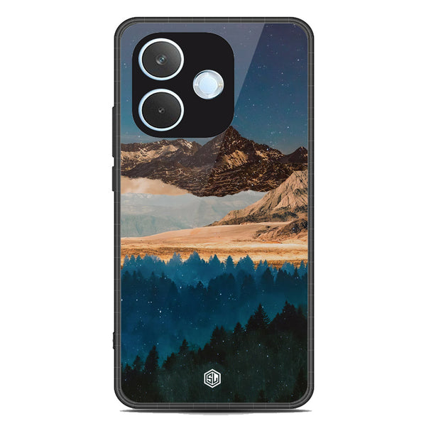 Mountains Wanderlust Series Soft Phone Case - Metal Case - Design 1 - Oppo A5 Pro 5G