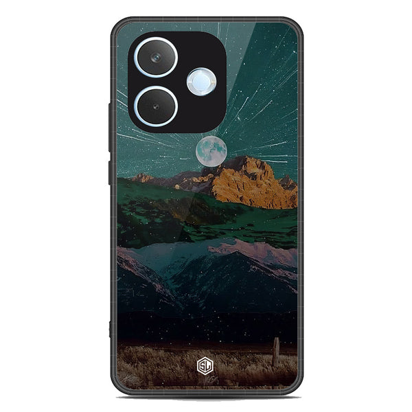 Mountains Wanderlust Series Soft Phone Case - Metal Case - Design 3 -Oppo A5 Pro 4G