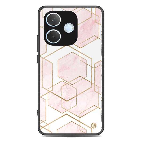 Stylish Marble Series Soft Phone Case - Metal Case - Design 3 -Oppo A5 Pro 4G