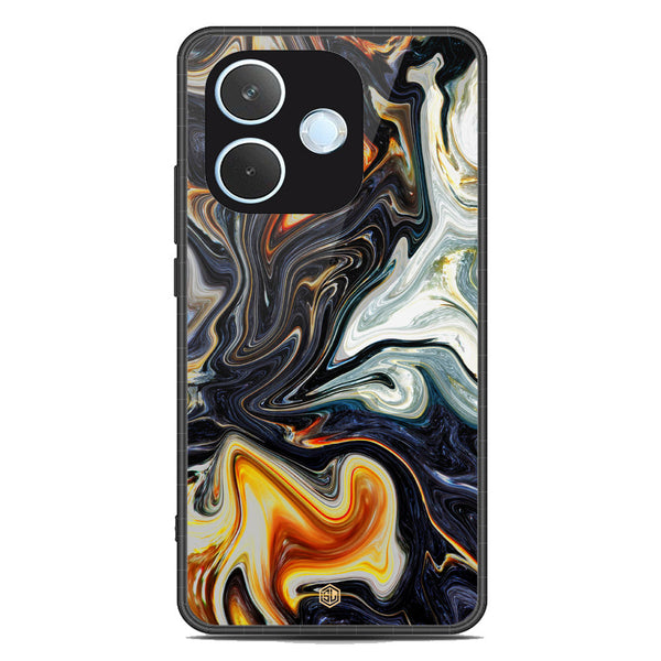 Marble Series Soft Phone Case - Metal Case - Design 1 -Oppo A5 Pro 4G