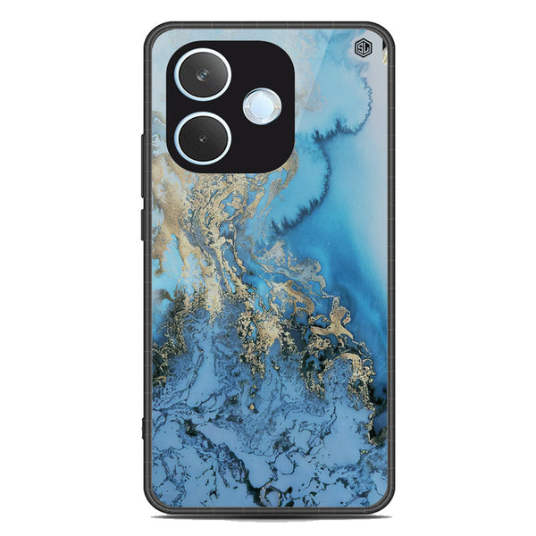 Marble Series Soft Phone Case - Metal Case - Design 2 -Oppo A5 Pro 4G