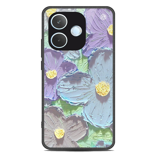 Floral Series Soft Phone Case - Metal Case - Design 1 -Oppo A5 Pro 4G