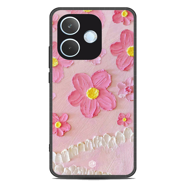 Floral Series Soft Phone Case - Metal Case - Design 2 - Oppo A5 Pro 5G