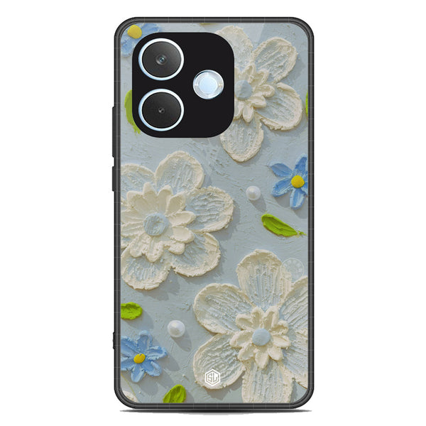 Floral Series Soft Phone Case - Metal Case - Design 3 - Oppo A5 Pro 5G