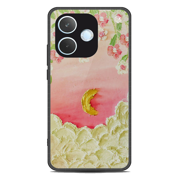 Floral Series Soft Phone Case - Metal Case - Design 7 - Oppo A5 Pro 5G