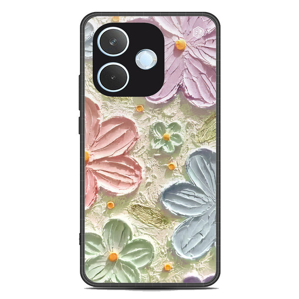 Floral Series Soft Phone Case - Metal Case - Design 15 - Oppo A5 Pro 5G