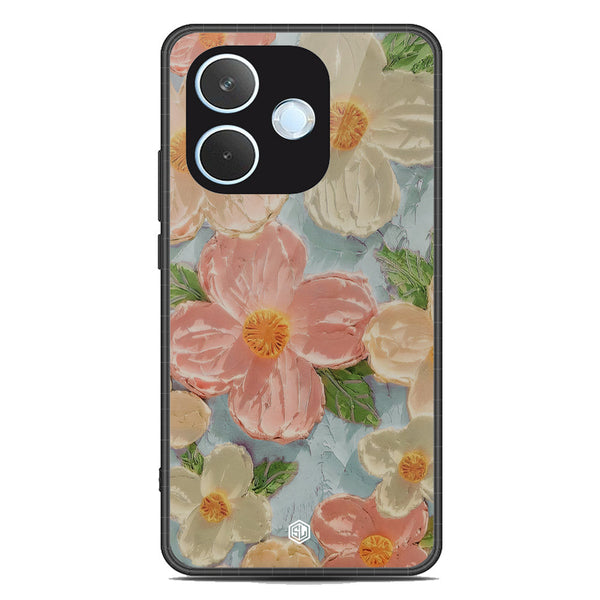 Floral Series Soft Phone Case - Metal Case - Design 16 - Oppo A5 Pro 5G