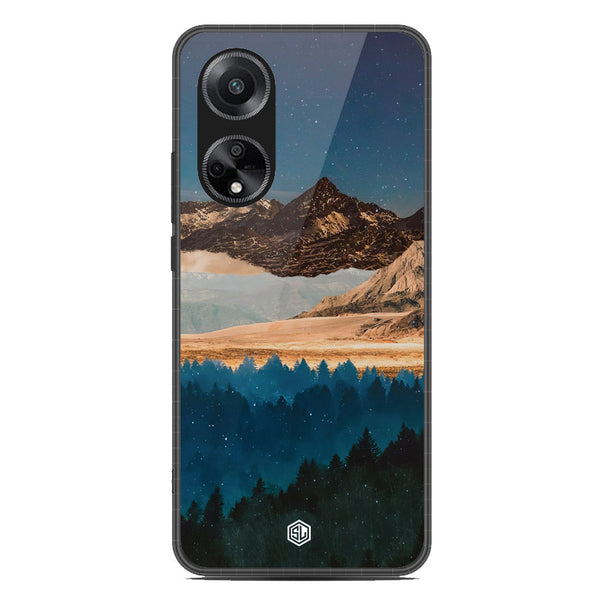 Mountains Wanderlust Series Soft Phone Case - Metal Case - Design 1 - Oppo A1
