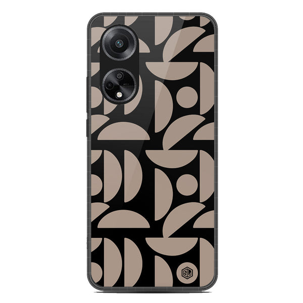 Trending Designs Series Soft Phone Case - Metal Case - Design 2 - Oppo A1