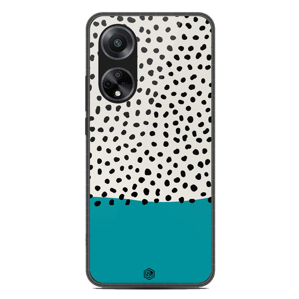 Polka Dots Series Soft Phone Case - Metal Case - Design 2 - Oppo A1