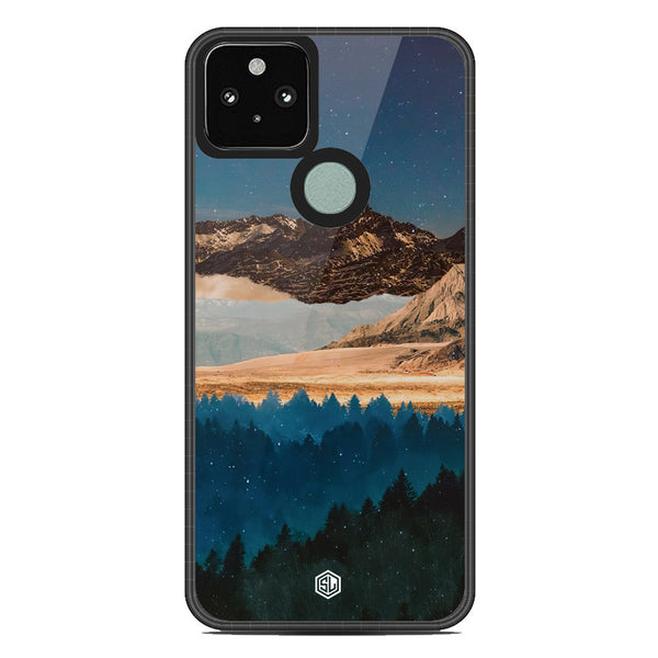 Mountains Wanderlust Series Soft Phone Case - Metal Case - Design 1 - Google Pixel 5