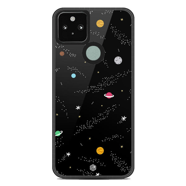 Space Series Soft Phone Case - Premium Glass Case - Design 2 - Google Pixel 5