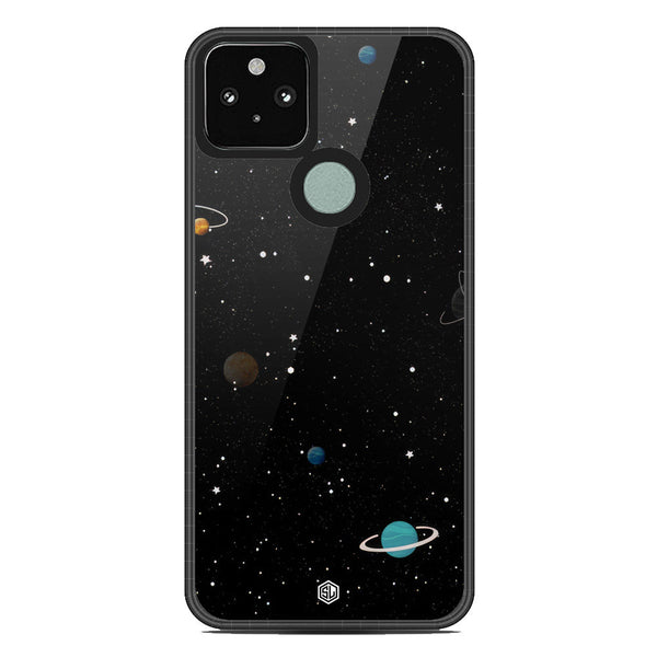 Space Series Soft Phone Case - Premium Glass Case - Design 3 - Google Pixel 5