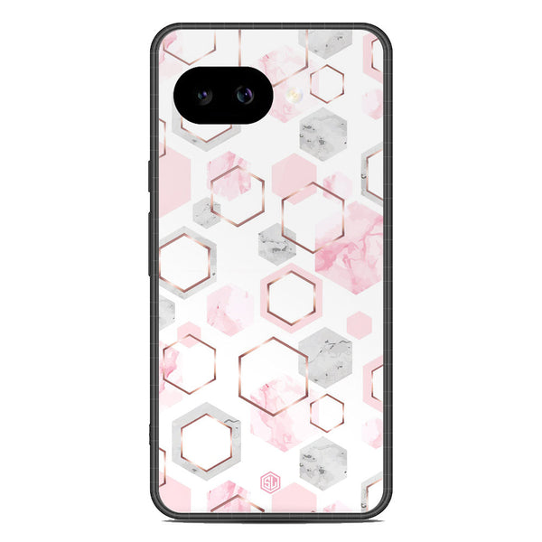 Stylish Marble Series Soft Phone Case - Metal Case - Design 4 - Google Pixel 9a