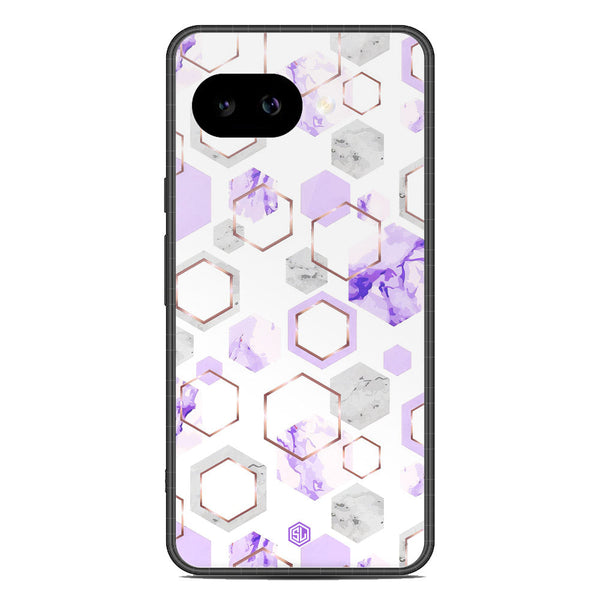 Stylish Marble Series Soft Phone Case - Metal Case - Design 5 - Google Pixel 9a