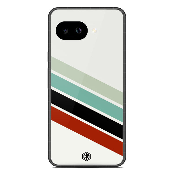 Retro Stripes Series Soft Phone Case - Metal Case - Design 2 - Google Pixel 9a