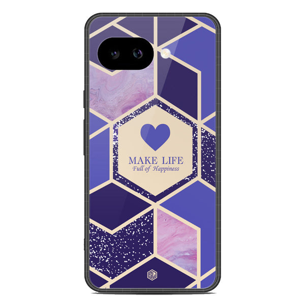 Happiness Series Soft Phone Case - Metal Case - Design 2 - Google Pixel 9a
