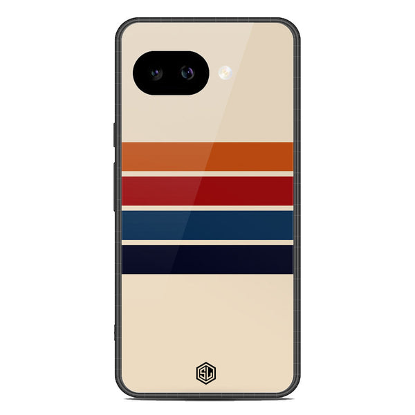 Retro Stripes Series Soft Phone Case - Metal Case - Design 3 - Google Pixel 9a