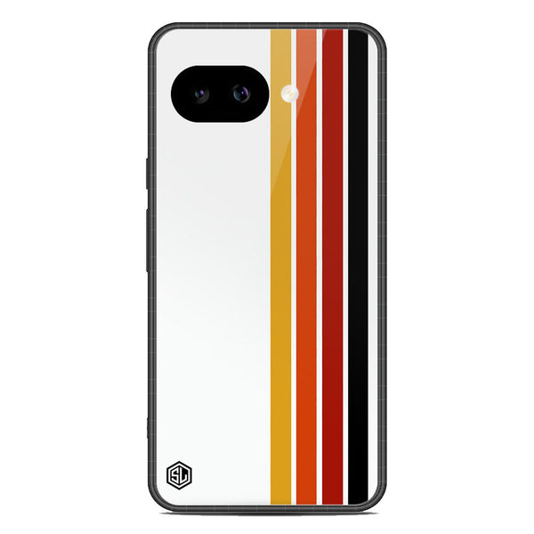 Retro Stripes Series Soft Phone Case - Metal Case - Design 4 - Google Pixel 9a