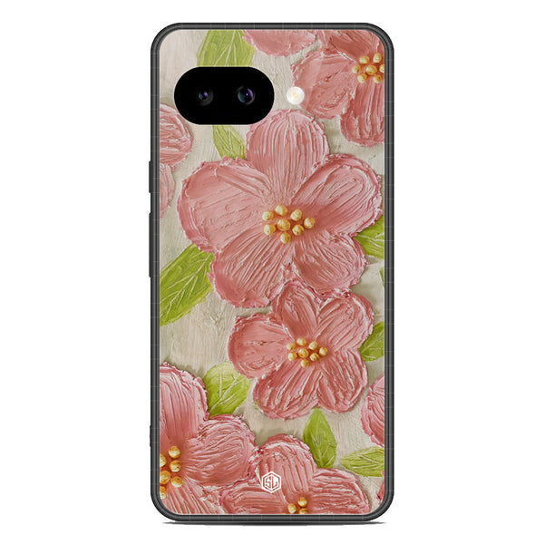 Floral Series Soft Phone Case - Metal Case - Design 9 - Google Pixel 9a
