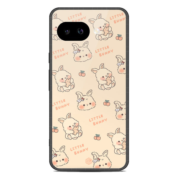 Cute Korean Design Series Soft Phone Case - Premium Glass Case - Design 2 - Google Pixel 9a