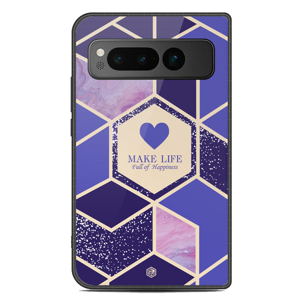 Happiness Series Soft Phone Case - Metal Case - Design 2 - Google Pixel Fold