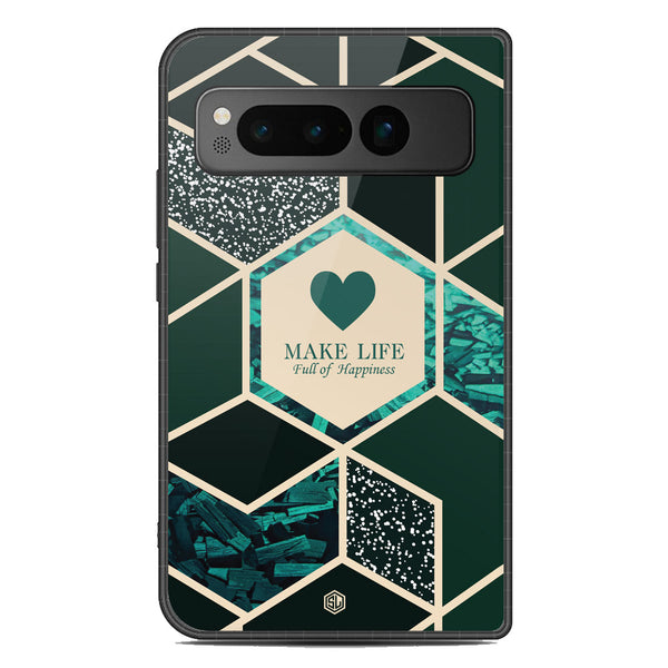 Happiness Series Soft Phone Case - Metal Case - Design 4 - Google Pixel Fold