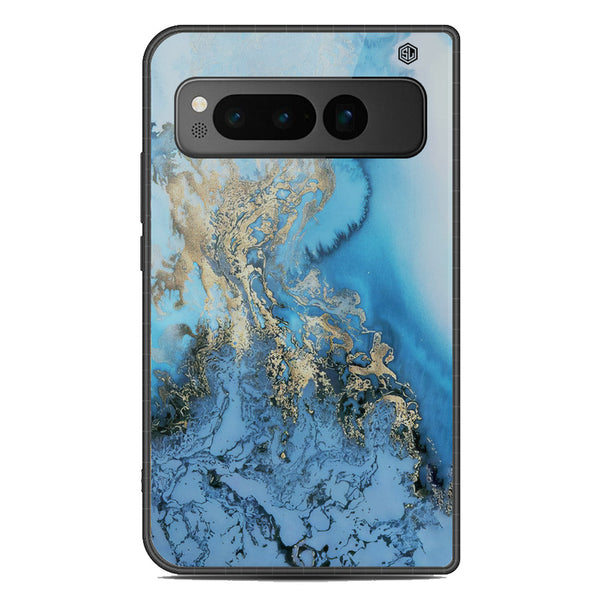 Marble Series Soft Phone Case - Metal Case - Design 2 - Google Pixel Fold