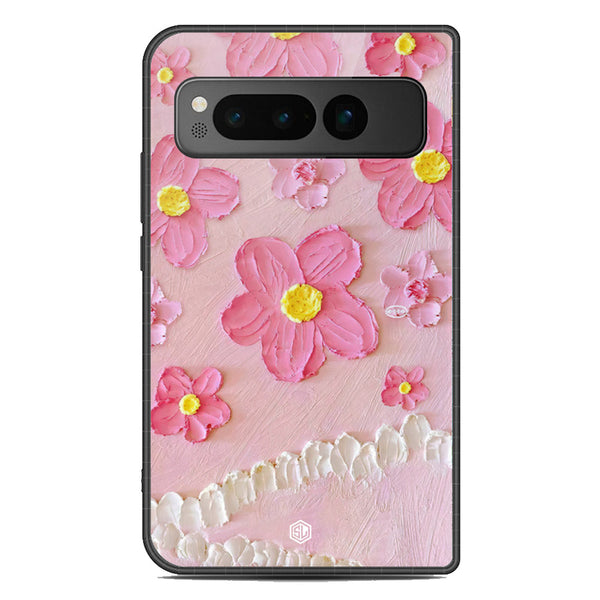 Floral Series Soft Phone Case - Metal Case - Design 2 - Google Pixel Fold