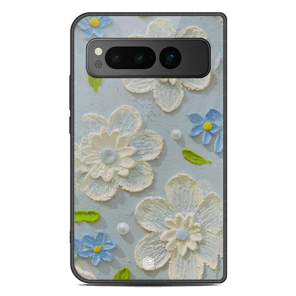 Floral Series Soft Phone Case - Metal Case - Design 3 - Google Pixel Fold