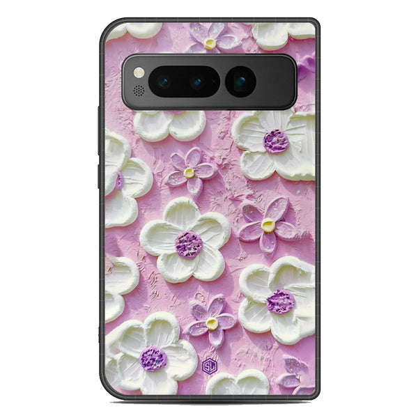Floral Series Soft Phone Case - Metal Case - Design 4 - Google Pixel Fold