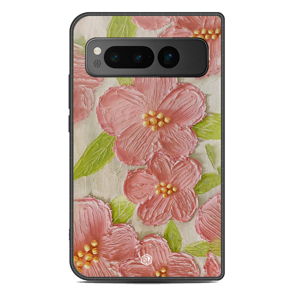 Floral Series Soft Phone Case - Metal Case - Design 9 - Google Pixel Fold