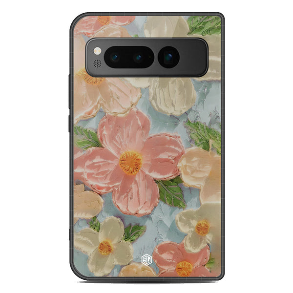 Floral Series Soft Phone Case - Metal Case - Design 16 - Google Pixel Fold