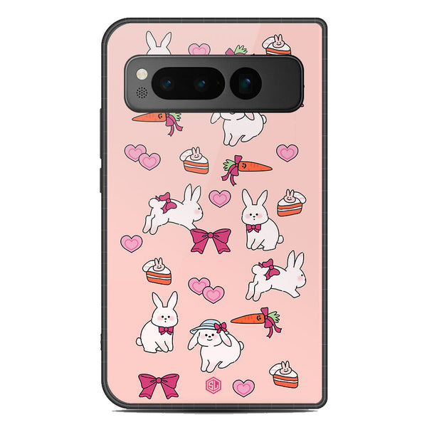 Cute Korean Design Series Soft Phone Case - Metal Case - Design 1 - Google Pixel Fold