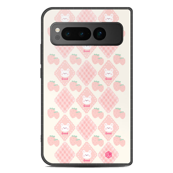 Cute Korean Design Series Soft Phone Case - Metal Case - Design 3 - Google Pixel Fold