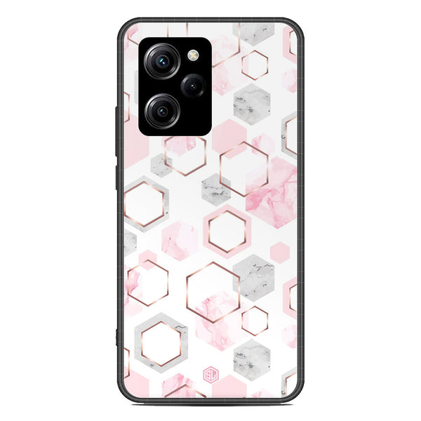 Stylish Marble Series Soft Phone Case - Premium Glass Case - Design 4 - Xiaomi Poco X5 Pro