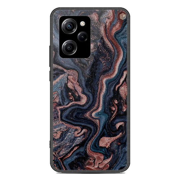 Marble Series Soft Phone Case - Premium Glass Case - Design 4 - Xiaomi Poco X5 Pro