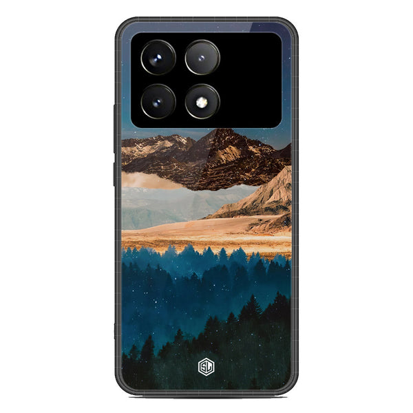 Mountains Wanderlust Series Soft Phone Case - Premium Glass Case - Design 1 - Xiaomi Poco X6 Pro