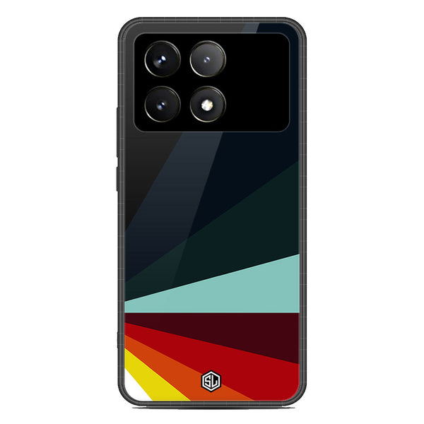 Retro Stripes Series Soft Phone Case - Premium Glass Case - Design 1 - Xiaomi Poco X6 Pro