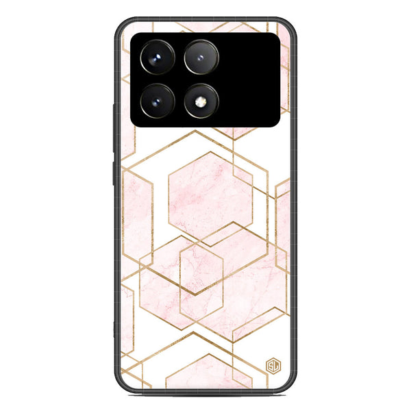 Stylish Marble Series Soft Phone Case - Premium Glass Case - Design 3 - Xiaomi Poco X6 Pro