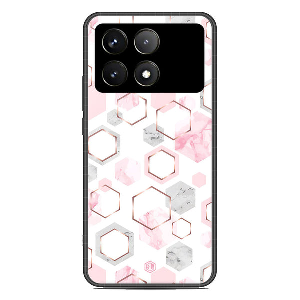 Stylish Marble Series Soft Phone Case - Premium Glass Case - Design 4 - Xiaomi Poco X6 Pro