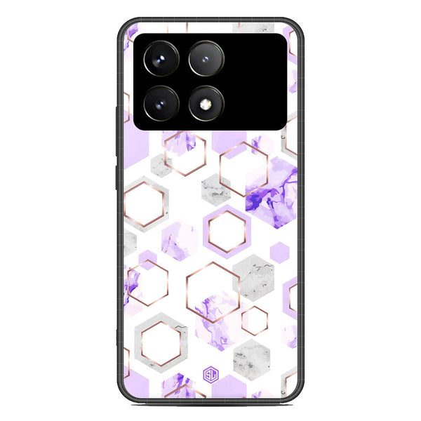 Stylish Marble Series Soft Phone Case - Premium Glass Case - Design 5 - Xiaomi Poco X6 Pro