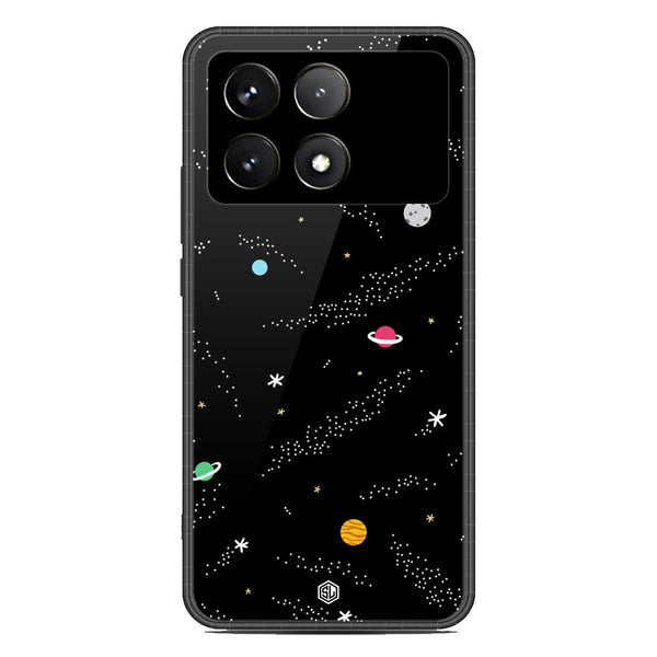 Space Series Soft Phone Case - Premium Glass Case - Design 2 - Xiaomi Poco X6 Pro