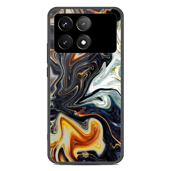 Marble Series Soft Phone Case - Premium Glass Case - Design 1 - Xiaomi Poco X6 Pro