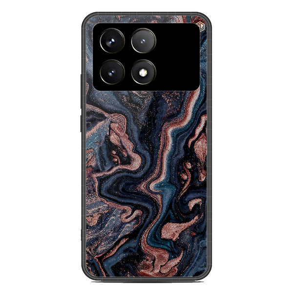 Marble Series Soft Phone Case - Premium Glass Case - Design 4 - Xiaomi Poco X6 Pro