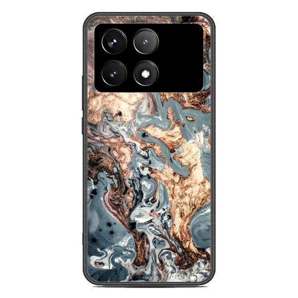 Marble Series Soft Phone Case - Premium Glass Case - Design 5 - Xiaomi Poco X6 Pro